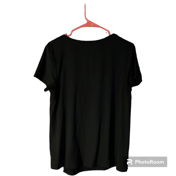 CuddlDuds Women's Black Short Sleeve Shirt Size Medium - Picture 2 of 7